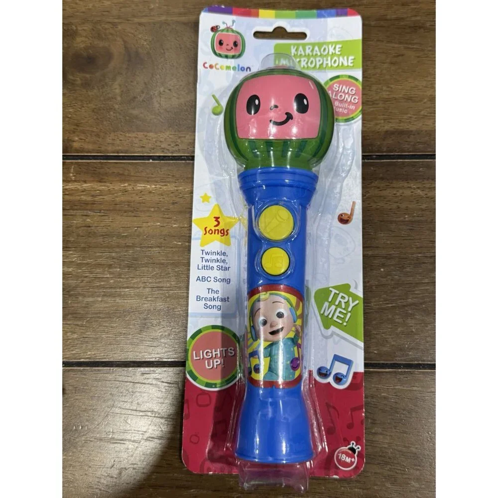 B. Toys Squish and Splash Bath Buddies  & COCOMELON Karaoke Microphone